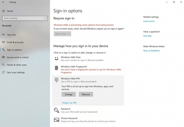Windows 10 Build 18272 is now available for Insiders with new features Sign-in-settings.jpg