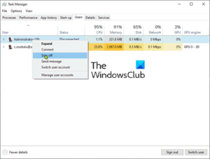 How to sign out other User Accounts from a Current Session on Windows 10 Sign-out-other-user-accounts-from-a-current-session-on-Windows-10-via-Task-Manager-300x227.png