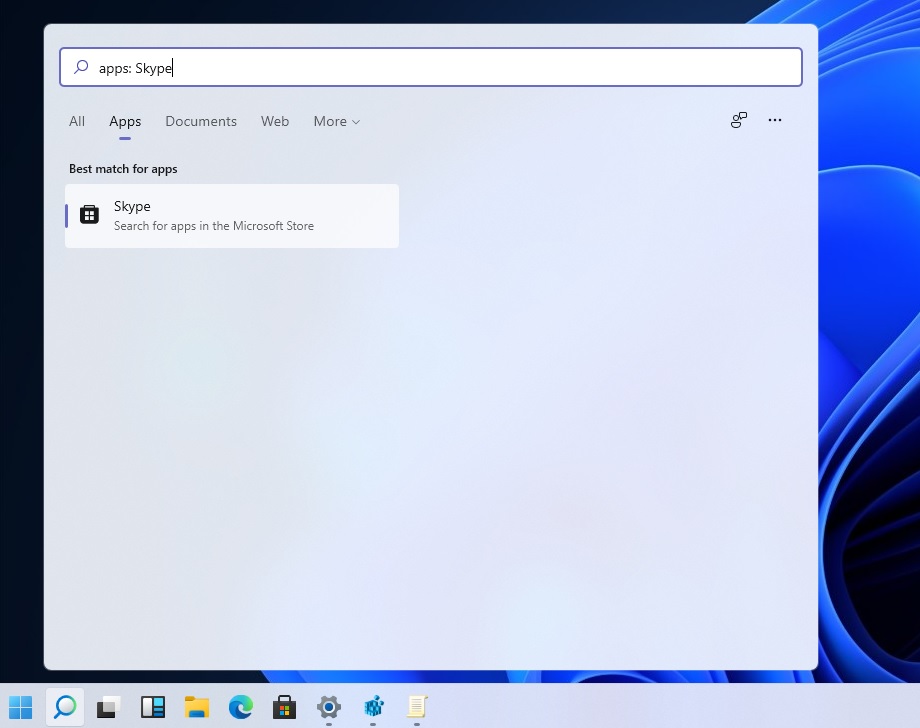 Windows 11 leak hints at Microsoft Teams integration as Skype disappears Skype-app-on-Windows-11.jpg