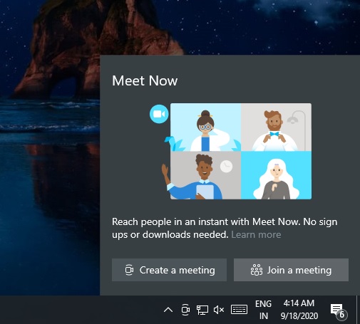 Windows 10 Build 19042.610 and Build 19041.610 now rolling out Skype-Meet-Now.jpg