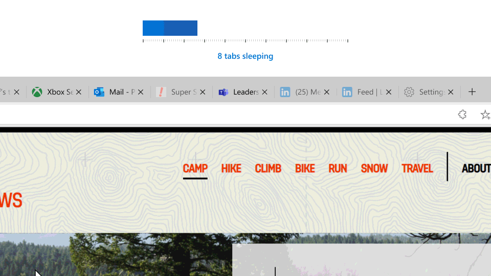 Microsoft Edge 89 delivering improved browser performance SleepingTabs_GIF2_v2.gif
