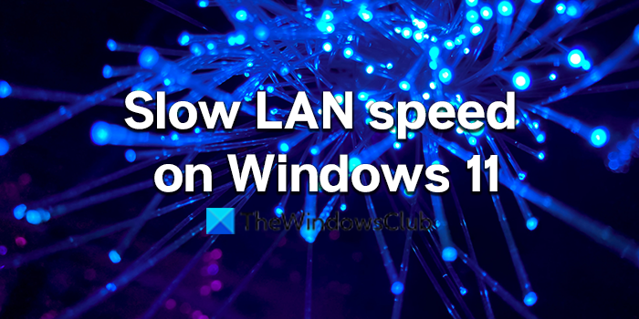 Fix Slow LAN speed on Windows 11/10 computer Slow-LAN-speed.png
