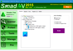 USB drive not showing files and folders in Windows 10 Smadav-free-300x212.png
