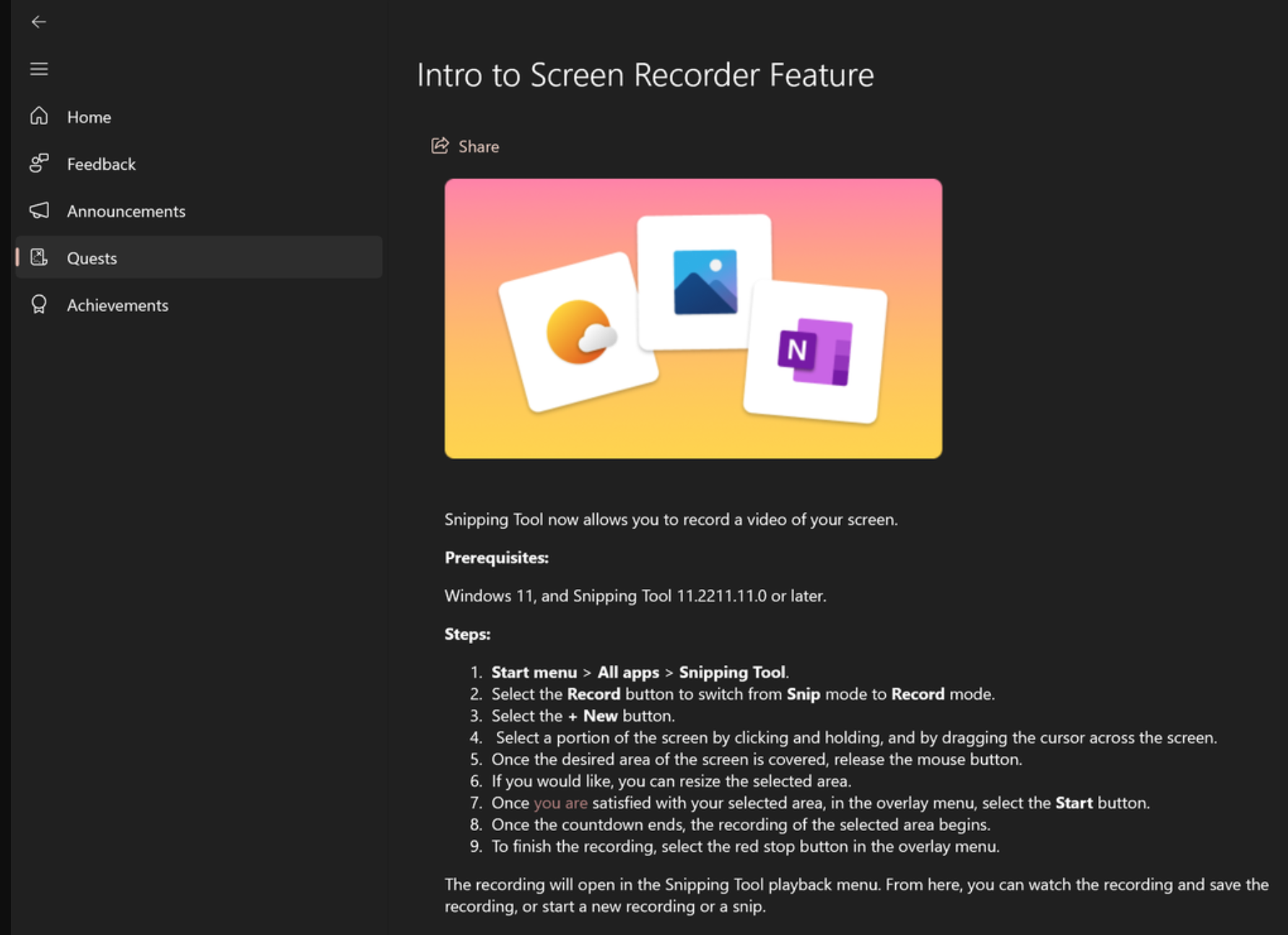 Microsoft is working on a Screen Recorder for Windows 11's Snipping Tool snipping-tool-screen-recorder.png