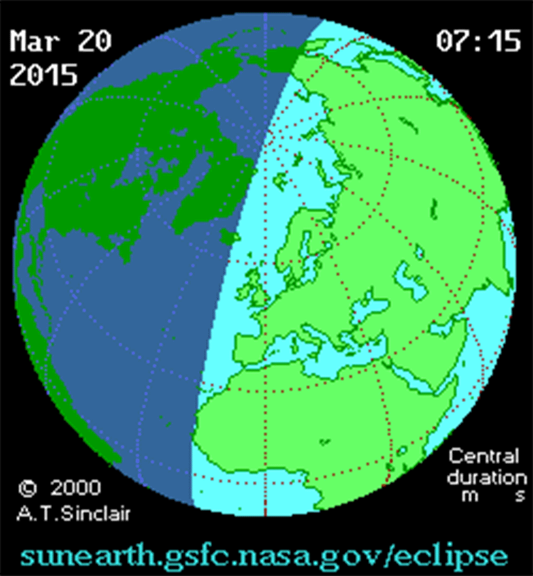 Remove Wall Earth Moon ISS Solar System Solar-eclipse-2015-v.gif