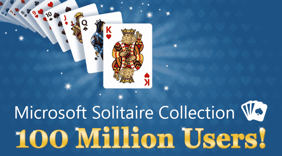 Microsoft solitaire collection tour du monde en solitaire[Translation-Microsoft Solitaire... Solitaire-100-million.png