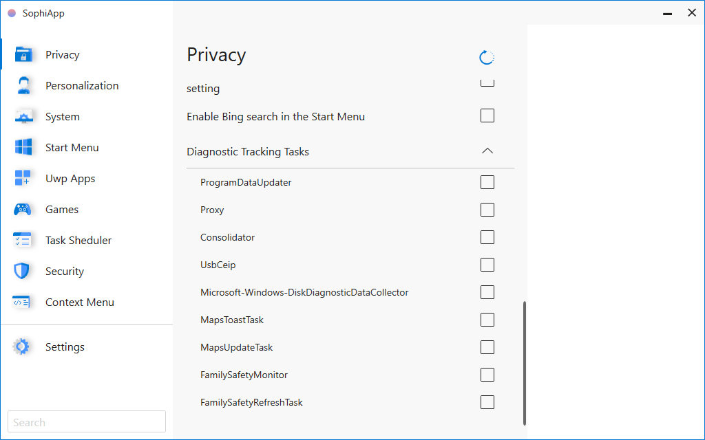 Windows 10 tweaker Sophia Script is turned into an application sophiapp-windows-10-tweaker.png