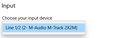 XLR Mic connected through MAudio 2x2M works okay but windows cannot pick up the input sOsOf4HyJQChaaeQMBj6WPFTmozMua3HnKim51q-mbA.jpg