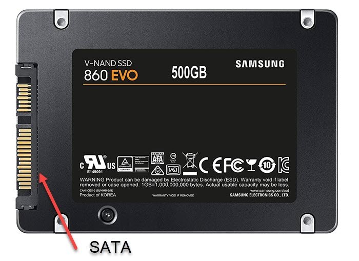 What is SATA or NVMe SSD? How to tell if SSD is SATA or NVMe? SSD-Sata.jpg
