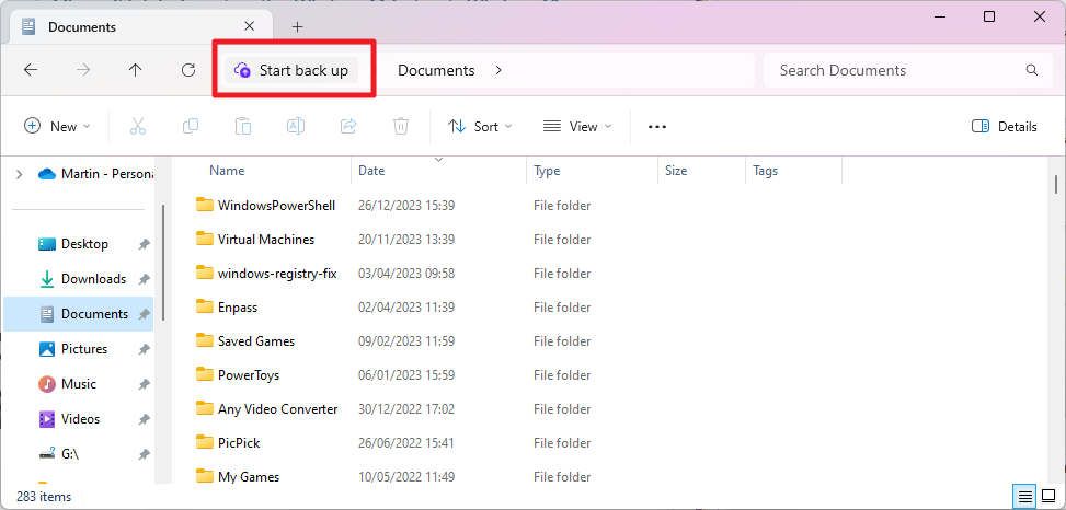 How to remove "Start back up" in Windows 11's File Explorer start-back-up-windows-11.png