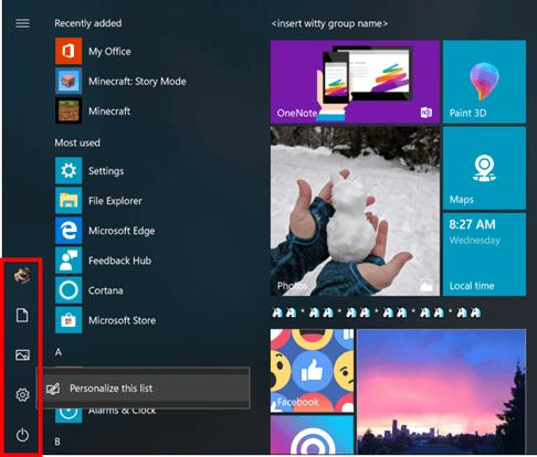 Latest Windows 10 Insider build features the redesigned Start menu start-menu-4.png
