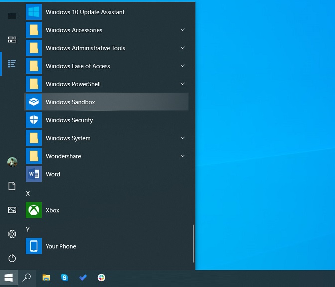 How to enable Windows Sandbox on Windows 10 Start-menu-apps.jpg