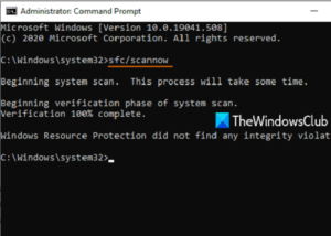 Fix The application failed to initialize properly (0xc0000135) error on Windows 10 start-sfc-scan-using-elevated-command-prompt-300x214.png