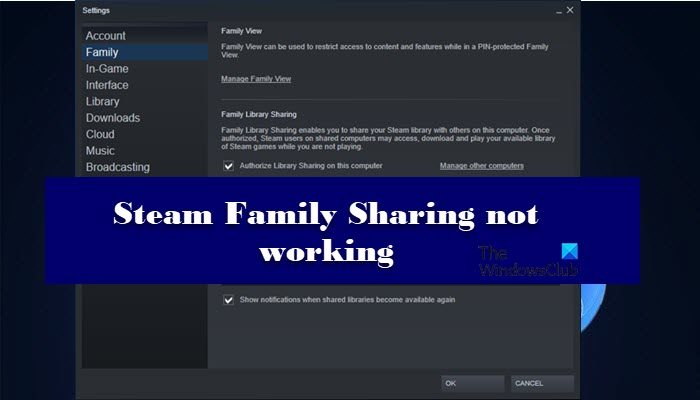 Fix Steam Family Sharing not working issue steam-family-sharing-not-working.jpg