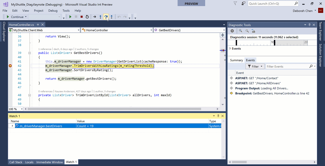 Visual Studio Preview Features page has a new look Step-Back-Forward-Buttons.gif