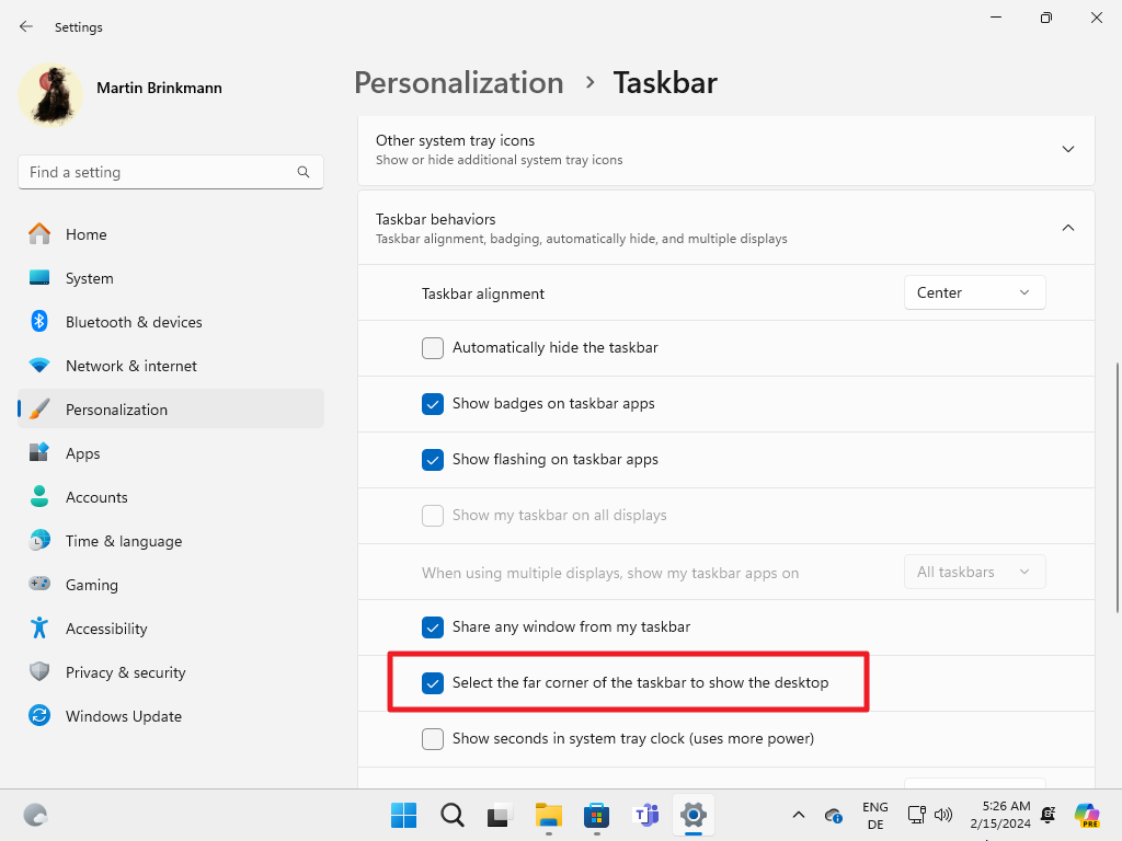 Windows 11's final "Moment Update" has these new features step2-enable-show-desktop.png