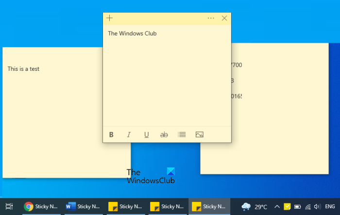 Fix Sticky Notes icon on taskbar is not combined in Windows 10 sticky-notes-icon-not-combined.png