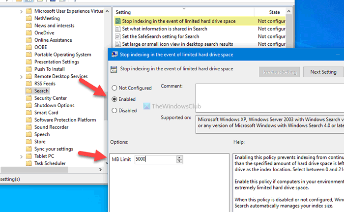 How to stop Windows Search Indexing when Disk Space is Low stop-windows-search-indexing-low-storage.png