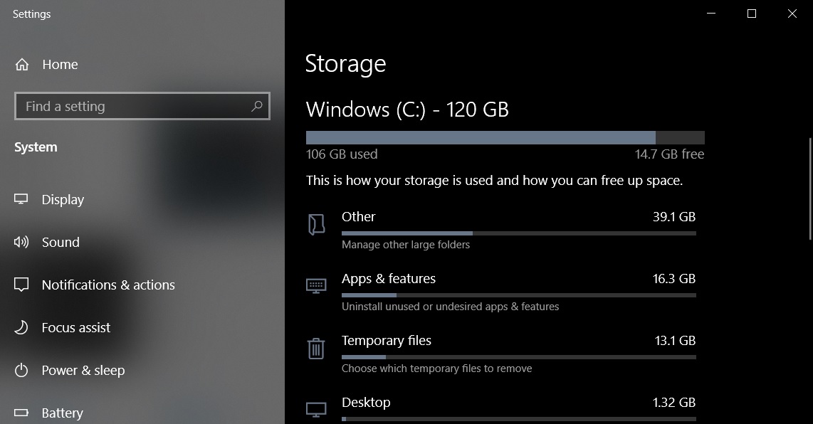 Windows 10 November 2019 Update likely to land on Tuesday Storage-Sense.jpg