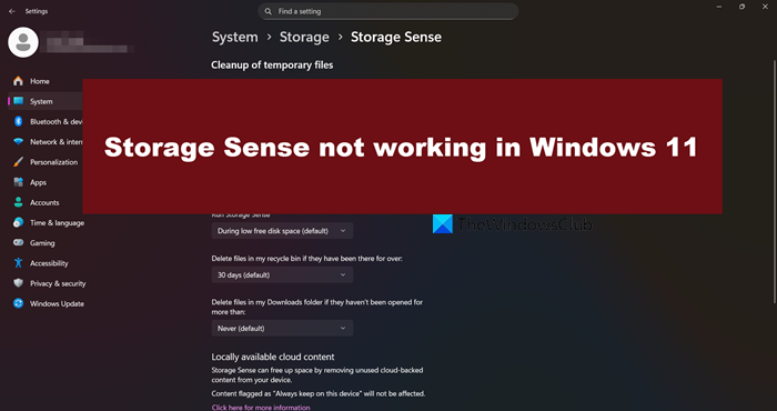 Storage Sense not working on Windows 11 storage-sense-not-working.png