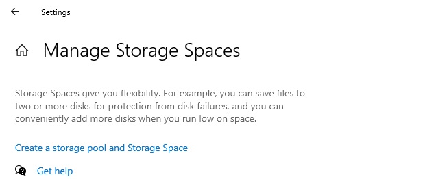 Microsoft is redesigning another Control Panel feature in Windows 10 Storage-Spaces-in-Settings.jpg