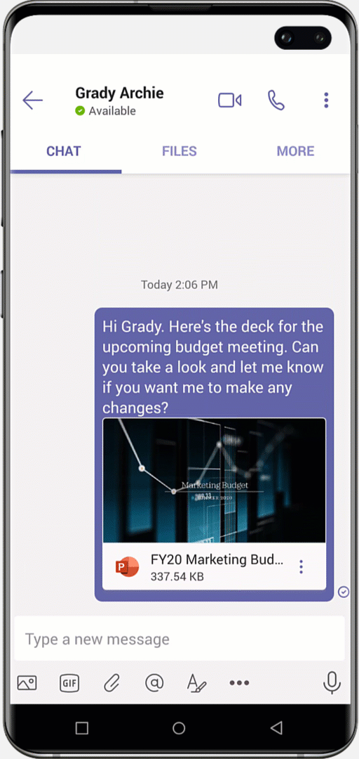 New Microsoft Teams features that make virtual interactions natural SuggestedReplies-1.gif
