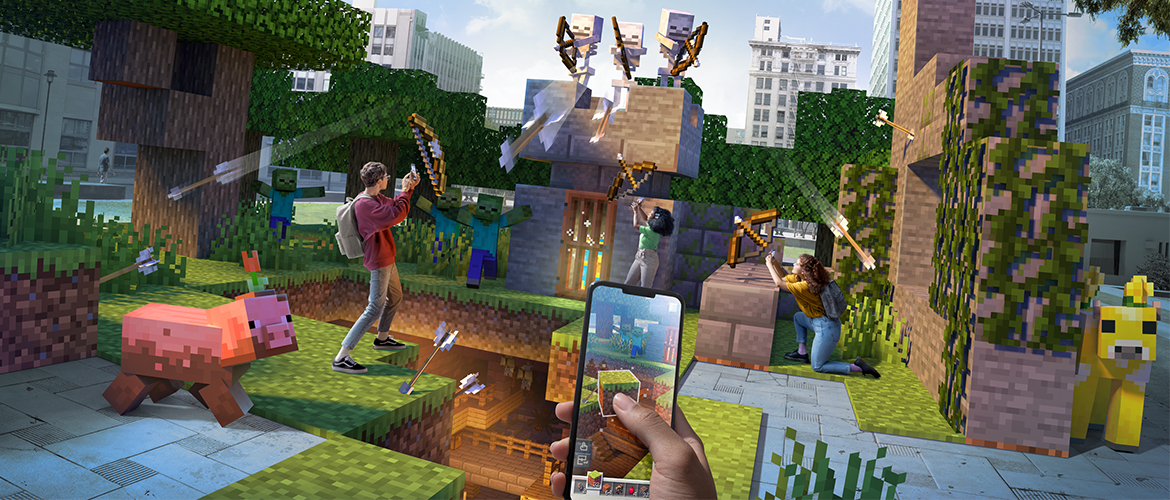 Minecraft Earth will be closing down in June 2021 SunsetMCE_KeyArt_1170_NoLogo.jpg