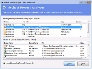 The application svchost.exe is crashing my windows os and prompting the system to be... svchost.gif