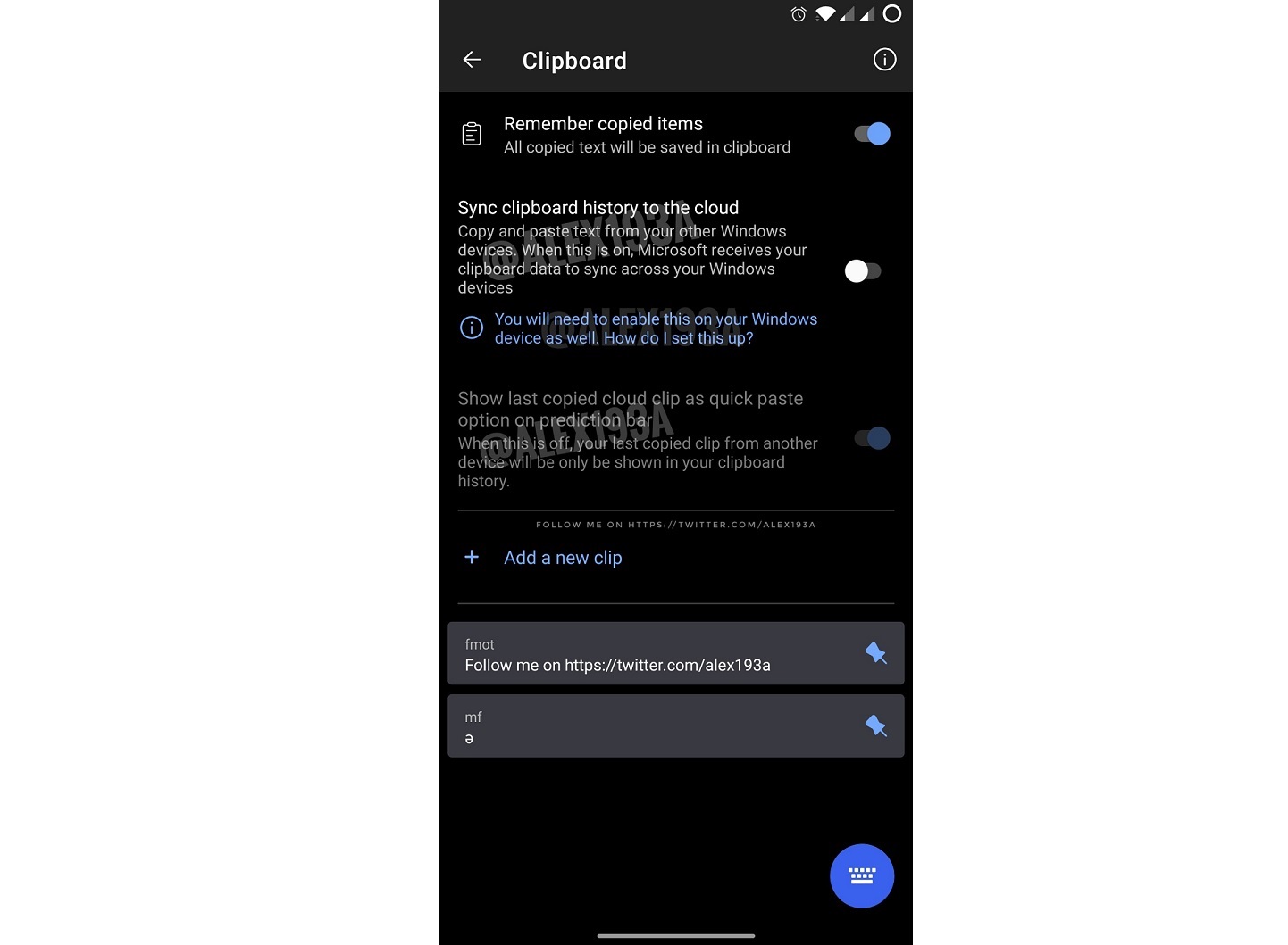 Leak confirms Windows 10 Cloud Clipboard is set for a new upgrade SwiftKey-Clipboard.jpg
