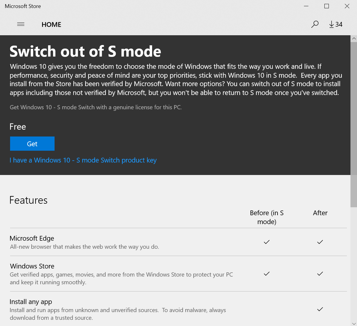 Surface Go: how to turn Windows 10 S to Windows 10 Home or Pro switch-out-of-s-mode-windows-10.png