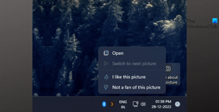 Switch to next picture is greyed out in Windows Spotlight Switch-to-next-picture-is-greyed-out-in-Windows-Spotlight.gif