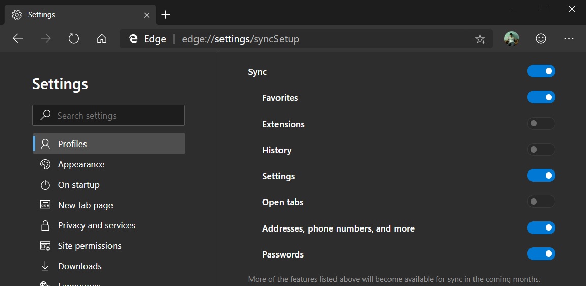 Microsoft tests new sync features for Edge Canary on Windows 10 Sync-features-in-Edge-Canary.jpg