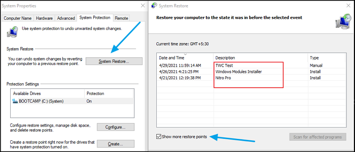 How to delete individual or specific System Restore Point in Windows 10 System-Restore-Point-Description.png