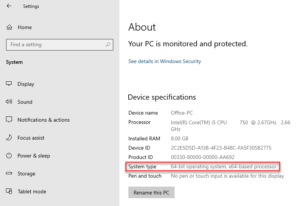 How to check if you can upgrade to 64 bit Windows 10 on the same PC System-Type-Windows-10-PC-300x206.png