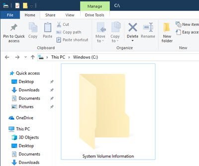 Where are System Restore Points stored? How to view Restore Points in Windows 10? System-Volume-Information-400x333.jpg