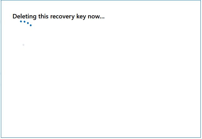 I had to reinstall windows 11, do I need to delete the old BitLocker recovery key and save... T6XOr5r.jpg