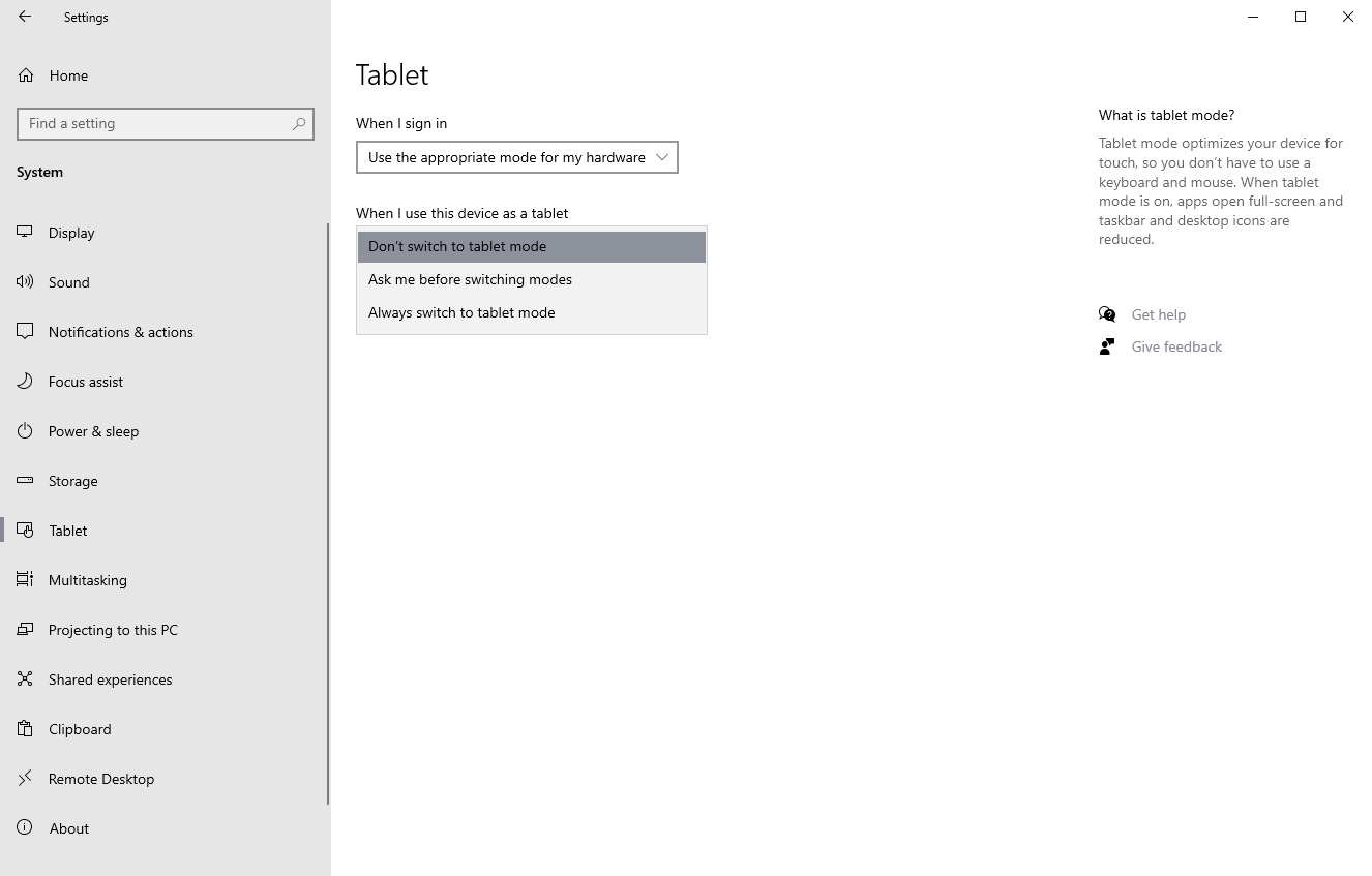 New features and changes in Window 10 version 20H2 tablet-mode.png