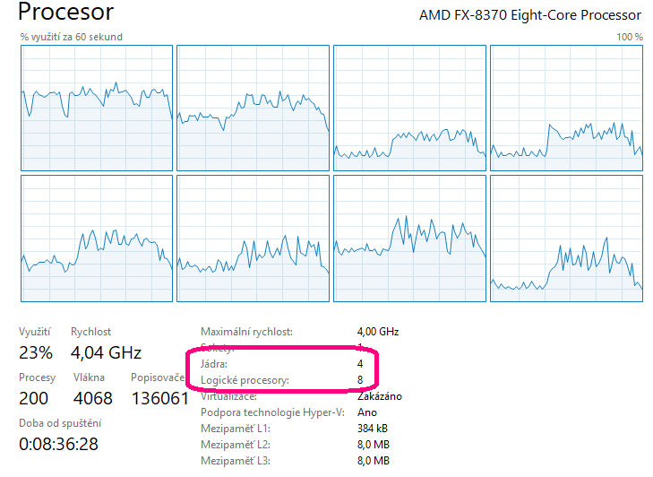 I have 4 cores but task manager says I have 2 Task+Manager.png