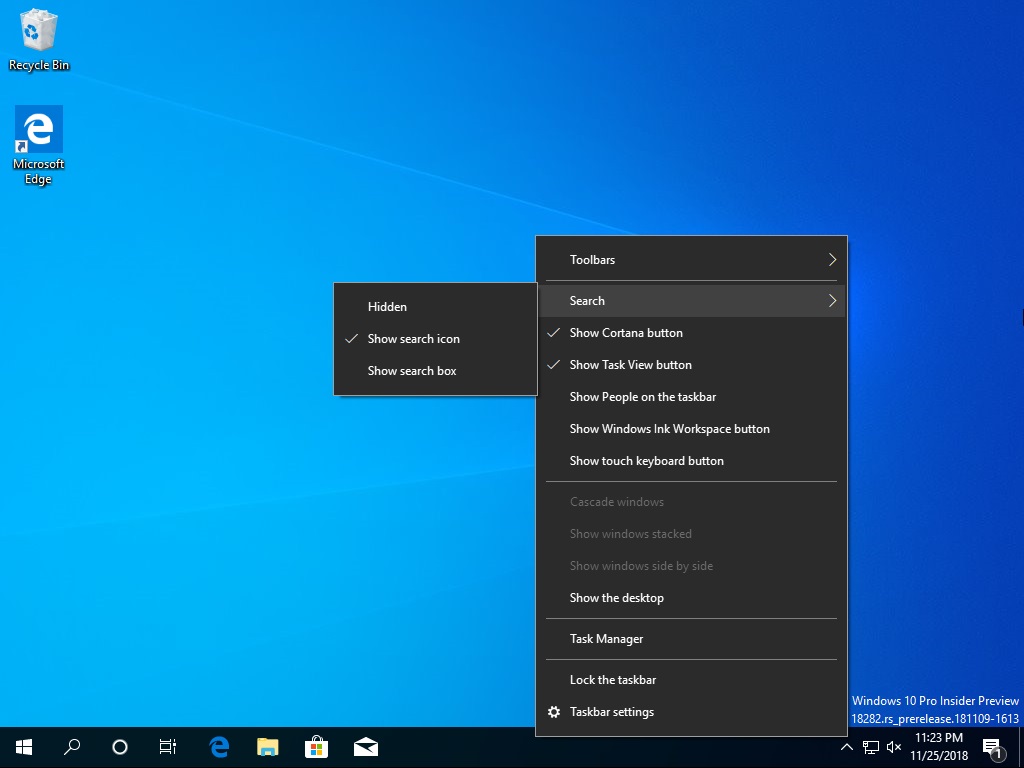 Closer look at Windows 10’s rumoured new Search experience, volume flyout Taskbar.jpg