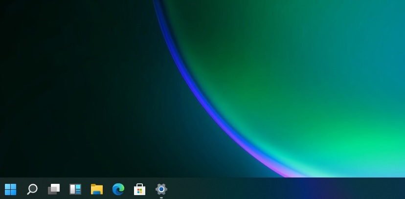 Windows 11 taskbar lets you switch between three different sizes Taskbar-medium.jpg