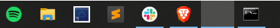Windows 10 blank taskbar icons taskbar.png