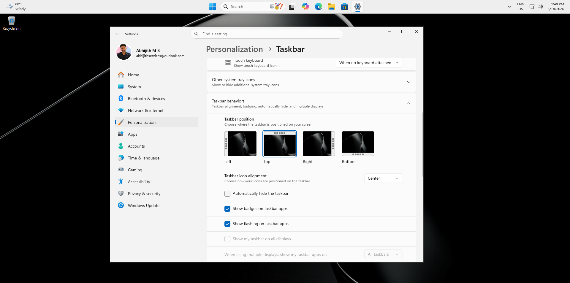 Sorry Microsoft, Windows 10 taskbar is still better than Windows 11, and here’s why Taskbar-positions-in-Windows-11.png
