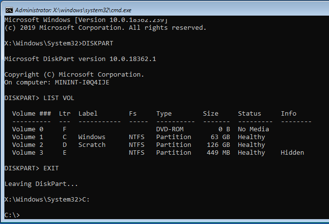 Windows 11 keeps deleting system restore points on its own, rendering System Restore... te-inactive-system-image-restore-points-system-restore-advanced-start-up-command-prompt-diskpart.png