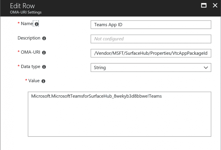 Microsoft Teams app now available for all Surface Hub devices TeamsAppID1-e1536617984599.png