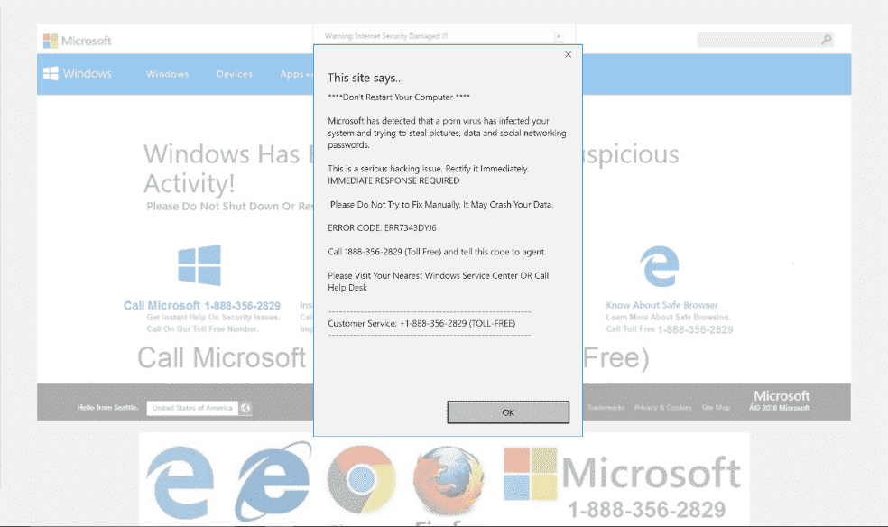 I'm getting what I think are scam emails that are spoofed to look like microsoft. tech-support-scams-from-email-site.png