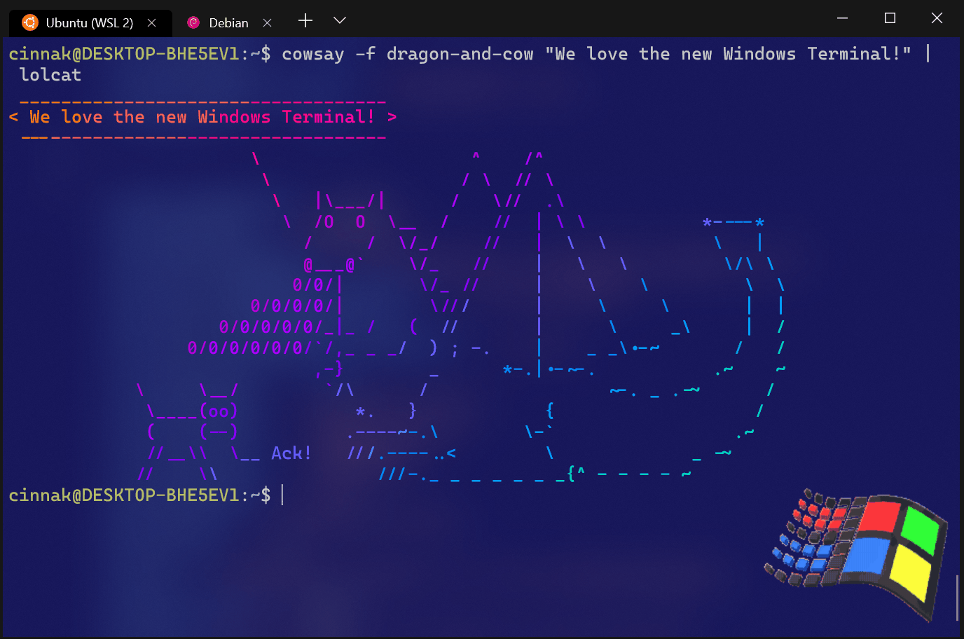 Windows Terminal Preview v0.3 has been published to Microsoft Store terminal-gif.gif