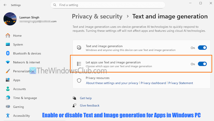 Enable or disable Text and Image generation for Apps in Windows 11 text-image-generation-apps-settings.png