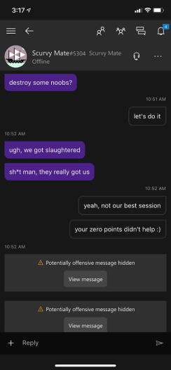 New Message Safety settings - Introducing Xbox Text Filters  Xbox textfilters3.png