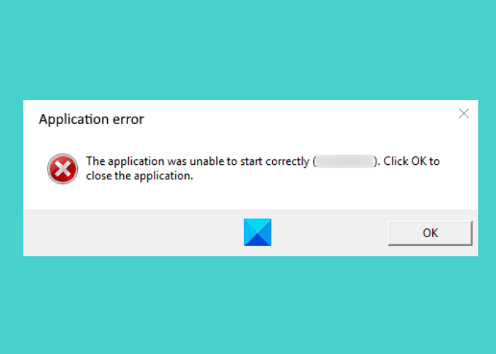 Fix The application was unable to start correctly errors on Windows computers the-application-was-unable-to-start.png