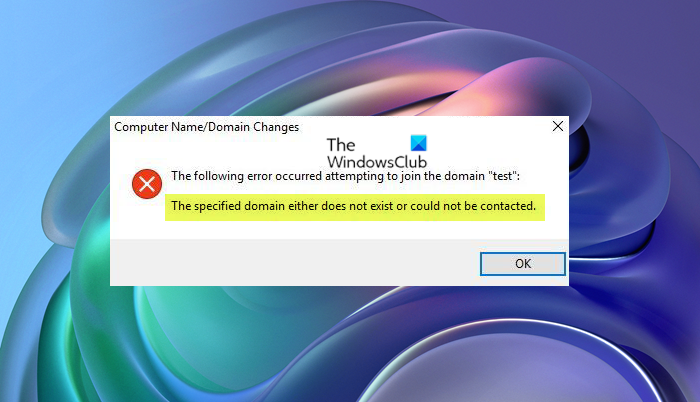 The specified domain either does not exist or could not be contacted The-specified-domain-either-does-not-exist-or-could-not-be-contacted.png